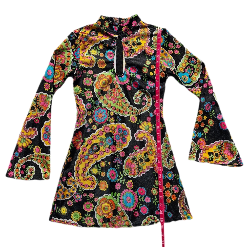 Rainbow Paisley Leg Avenue Dress Size S/M
